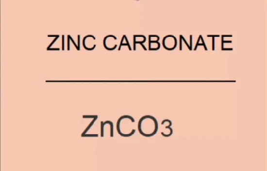 Znco3 Borracha Usada Carbonato de Zinco Básico 57,5% Sapatos/Aditivos Alimentares.