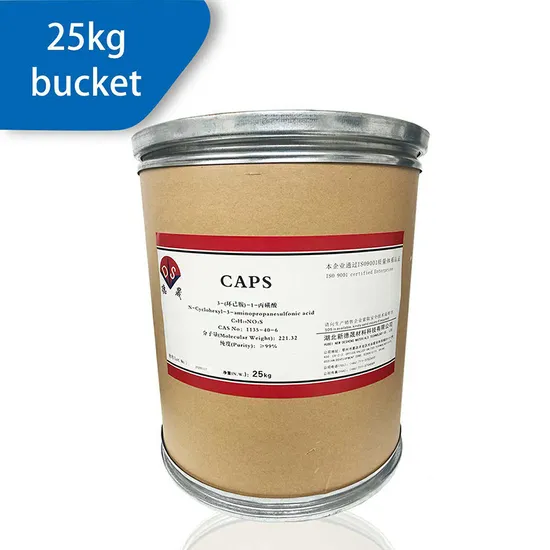 Solução Tampão Caps Número CAS 1135-40-6 Tampão Biológico de 99% de Pureza